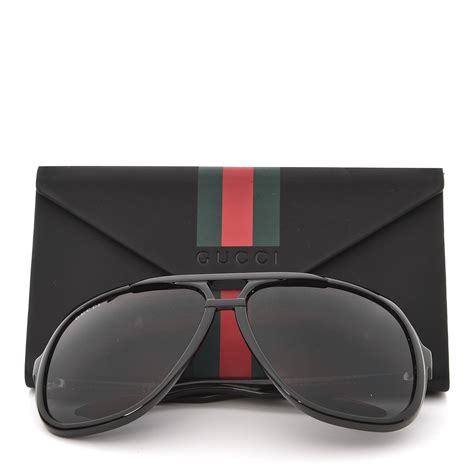 GUCCI Aviator Sunglasses GG 1622/S Black.